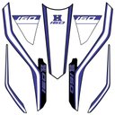Ver imagem 1 de Kit Adesivo Faixa Protetor Cg Titan 160 Branco Azul Ano 2018 a 2021