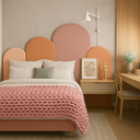 Ver imagem 1 de Manta Peseira de Maxi Tricot King 0,70x2,50m, Cor Rosé - Magma Cotton