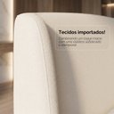 Ver imagem 6 de Cama Estofada Queen com Estrutura Reforçada e Design Moderno Florença Bege