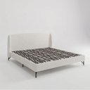 Ver imagem 3 de Cama Estofada Queen com Estrutura Reforçada e Design Moderno Florença Bege