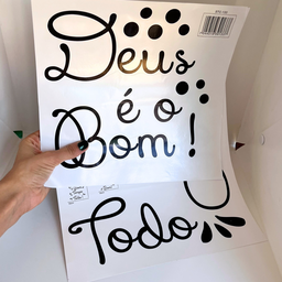 Adesivo Evangélico Decoração Deus É Bom o Tempo Todo - 7