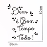 Adesivo Evangélico Decoração Deus É Bom o Tempo Todo - 4