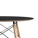 Ver imagem 7 de Kit Mesa Redonda Eames 90cm Preta + 4 Cadeiras Kayla Wood Pretas