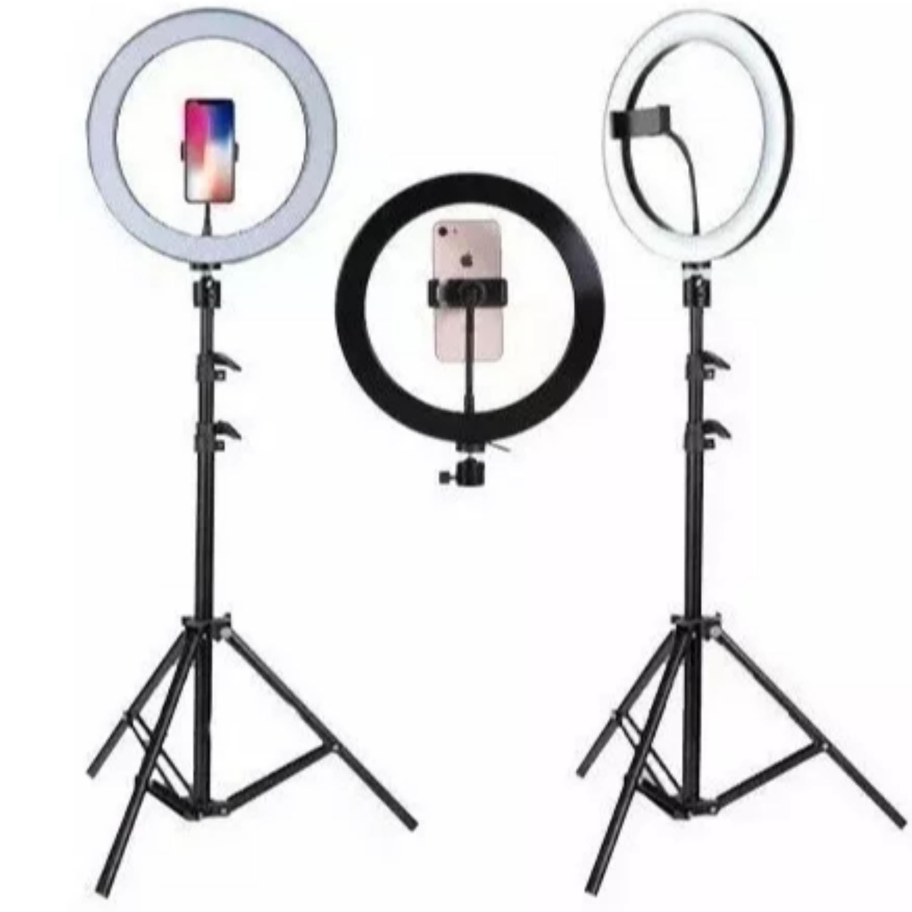 Kit Fotografia Ring Light com Tripé Completo - 3