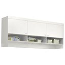 Ver imagem 4 de Guarda Roupa Infantil Eloisa 1 Porta com Modulo Aéreo Branco Brilho - Phoenix Baby