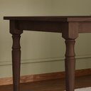 Ver imagem 6 de Conjunto Mesa Cadeiras Rubia 4 Lugares Tampo MDF Pés Torneados Café 160cm Mpozenato