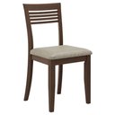 Ver imagem 3 de Conjunto Mesa Cadeiras Rubia 4 Lugares Tampo MDF Pés Torneados Café 160cm Mpozenato