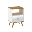 Ver imagem 2 de Mesa de Cabeceira 1 Gaveta Retrô Fellicci