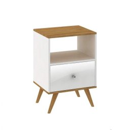 Mesa de Cabeceira 1 Gaveta Retrô Fellicci - 2 Mesa de Cabeceira 1 Gaveta Retrô Fellicci - 2
