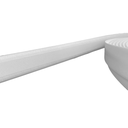 Ver imagem 1 de Roda Meio Painel Ripado Eva Adesivo Saturno 2,5cmx5mm 20 Mts - Branco