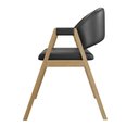 Ver imagem 6 de Kit 6 Cadeiras Mesa Jantar Suellen Versátil Reforçada Corino Cor:preto