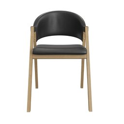 Kit 6 Cadeiras Mesa Jantar Suellen Versátil Reforçada Corino Cor:preto - 5