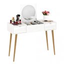 Ver imagem 4 de Penteadeira 2 Gavetas com Espelho Retrô Laís 