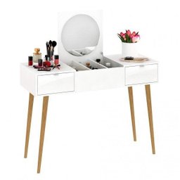 Penteadeira 2 Gavetas com Espelho Retrô Laís - 4 Penteadeira 2 Gavetas com Espelho Retrô Laís - 4