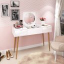 Ver imagem 1 de Penteadeira 2 Gavetas com Espelho Retrô Laís 