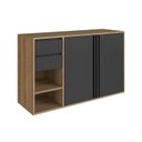 Ver imagem 2 de Gabinete de Banheiro 110cm com 2 Portas e Gavetas sem Cuba Antônia