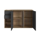 Ver imagem 4 de Gabinete de Banheiro 110cm com 2 Portas e Gavetas sem Cuba Antônia