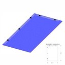Ver imagem 1 de Prancheta Desenho Técnico Arquitetura Engenharia Azul A2