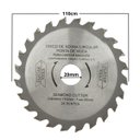 Ver imagem 2 de Disco de Corte Serra Circular Madeira 24 Dentes + Disco Corte Diamantado Continuo + Disco Corte Turb