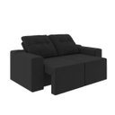 Ver imagem 5 de Sofá 3 Lugares Retrátil e Reclinável Suede Veludo Portugal Espresso Móveis