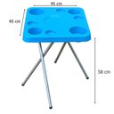 Ver imagem 6 de Mesa Praia Petisqueira Alta Dobrável e Sup. Guarda-sol Chão