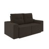 Sofá 2 Lugares Retrátil Suede Veludo Miami Espresso Móveis - 2