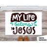 Tapete Capacho Jesus Minha Vida - 1