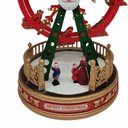Ver imagem 3 de Roda Gigante Animada Natal 19,5x19,5x28,5 cm Niazitex