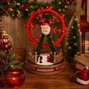Ver imagem 2 de Roda Gigante Animada Natal 19,5x19,5x28,5 cm Niazitex