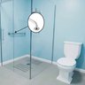 Alça de Apoio Banheiro Inox Barra 50cm Idoso Deficiente Cadeirante Acessibilidade Resistente Box Seg - 15