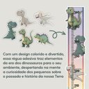Ver imagem 5 de Adesivo Parede Régua Crescimento Dinossauro Dino Jurássico