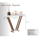 Ver imagem 6 de Aparador Moderno Supreme Cantinho do Café Elegante Decorativo Premium Pés em Madeira Cor Branco