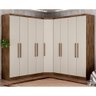 Guarda-Roupa Modulado de Casal Safira 001 em MDF com 9 Portas e 6 Gavetas Novo Horizonte - 1