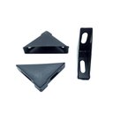 Ver imagem 1 de Cantoneira De Proteção Para Moveis 15 X 56 X 56 Mm Preta (Kit C/100)