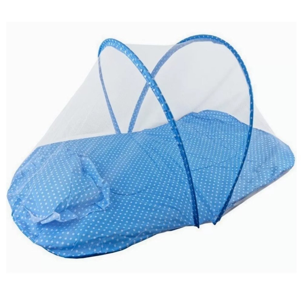 Berço Ninho com Travesseiro Acolchoado Portátil Dobrável Tenda Mosquiteiro Anti-Mosquito Para Crianç - 2