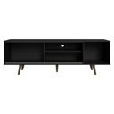 Ver imagem 7 de Rack para Tv até 80 Polegadas 160cm Preto/rustic com Pés Rustic Torino Madesa Preto/rustic