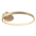 Ver imagem 2 de PLAFON MILENIUM DOURADO (D)50CM (A)7CM 1X31W 3000K 2325LM LED - PLAFON DE SOBREPOR MILLENIUM GOLD E