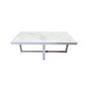 Ver imagem 2 de Mesa de Centro Retangular Paris Industrial Branco com Mdf