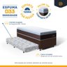 Cama Box com Colchão de Espuma D33 Pillow Top Comfort Luxo + Auxiliar de Espuma Unique Solteiro 88cm - 6