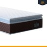 Cama Box com Colchão de Espuma D33 Pillow Top Comfort Luxo + Auxiliar de Espuma Unique Solteiro 88cm - 9