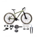 Ver imagem 1 de Bicicleta Aro 29 Absolute Nero 5 Kit 2x9 Gta Sunrun Freio Disco K7 Garfo C-trava Pneu C-faixa Oliva