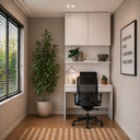Ver imagem 3 de Escrivaninha com Painel e Aéreo MDF Altezza Belmax:Branco