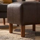 Ver imagem 6 de Puff Decorativo Verso 45x51 cm Pes Madeira Courino Tcs 721 Moll