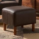 Ver imagem 2 de Puff Decorativo Verso 45x51 cm Pes Madeira Courino Tcs 721 Moll
