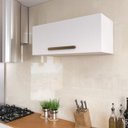 Ver imagem 1 de Armário Suspenso Cozinha Aéreo Dunk com Porta Basculante - Branco