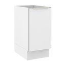 Ver imagem 1 de Balcão 40 Cm 1 Porta (sem Tampo) Branco/Branco Veludo