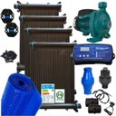 Ver imagem 1 de Kit Completo Aquecedor Solar Piscina 17000l C/ Capa Termicia (motobomba + Coletores + Capa Termica)