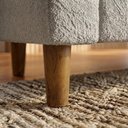 Ver imagem 7 de Poltrona Namoradeira 2 Lugares Aura 120 cm Pes Madeira Boucle Tce 1018 Moll