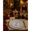 Ver imagem 3 de Conjunto de Pratos de Sobremesa 06 Peças Natal Carrossel Alleanza