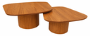 Ver imagem 2 de Mesa de Centro Orgânica Siena Duo - 60x50 e 70x50 Freijó